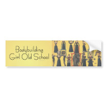 TOP Bodybuilding Girl bumper stickers