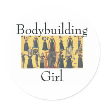 TOP Bodybuilding Girl stickers