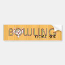 TOP Bowling Goal 300 bumper stickers