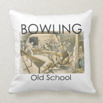 TOP Bowling Old School pillows