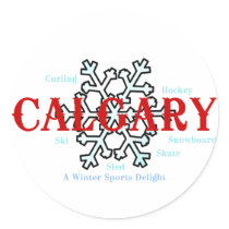 TOP Calgary Winter Sticker