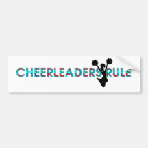TOP Cheerleaders Rule Bumper Stickers