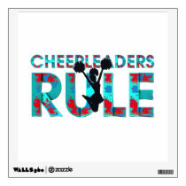 TOP Cheerleaders Rule Room Stickers