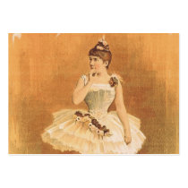 TOP Classic Ballerina Business Card Templates