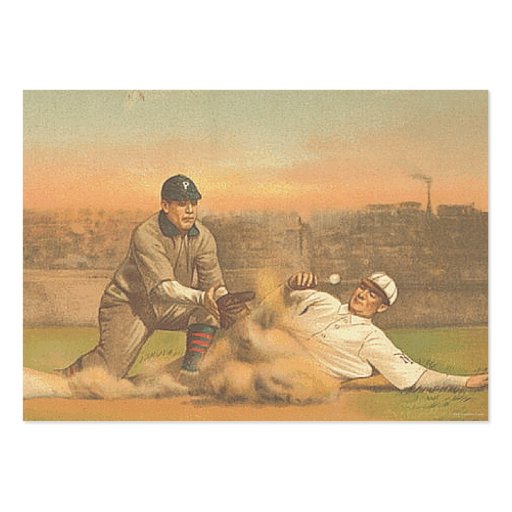TOP Classic Baseball Business Card (front side)