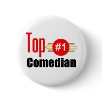 Top Comedian buttons by topjobsgifts Top Comedian buttons
