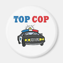 Top Cop Refrigerator Magnets