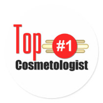 Top Cosmetologist stickers by topjobsgifts Top Cosmetologist stickers