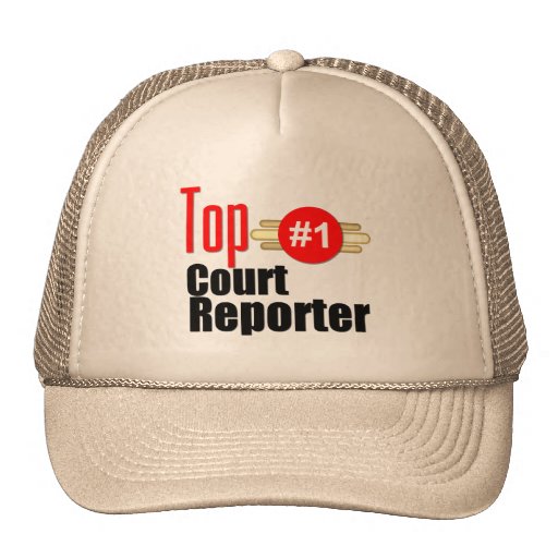 Top Court Reporter Mesh Hat