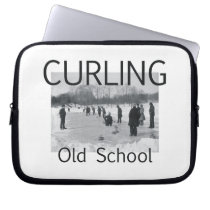 TOP Curling Old School laptop sleeves