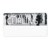 TOP Curling Old School labels