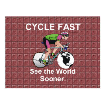 TOP Cycle Fast Postcards