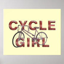 TOP Cycle Girl Poster