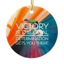 TOP Cycling Victory Slogan Christmas Tree Ornaments