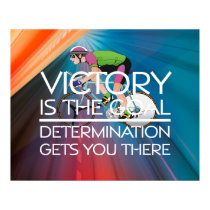 TOP Cycling Victory Slogan Poster
