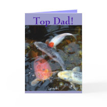 "Top Dad" Father's Day Card by CaroleArt "Top Dad" Father's Day Card