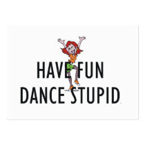 TOP Dance Stupid business cards