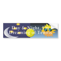 TOP Day Night Tennis Bumper Sticker