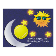 TOP Day Night Tennis Post Card