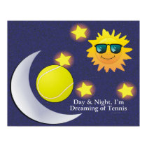 TOP Day Night Tennis posters by teepossible TOP Day Night Tennis posters