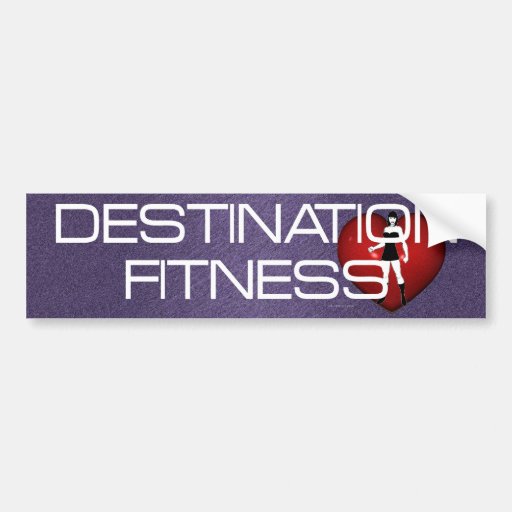 TOP Destination Fitness Bumper Stickers