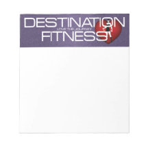 TOP Destination Fitness Notepad