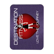 TOP Destination Fitness Rectangular Magnet
