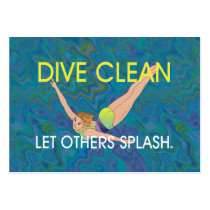 TOP Dive Clean Business Card Template
