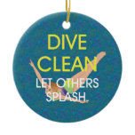 TOP Dive Clean Christmas Ornament