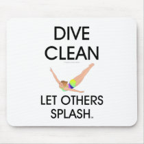 TOP Dive Clean mousepads by teepossible TOP Dive Clean mousepads