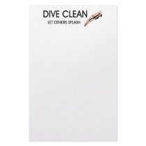 TOP Dive Clean Stationery Design
