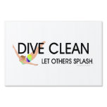 TOP Dive Clean Yard Signs