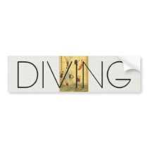 TOP Diving Old School bumper stickers