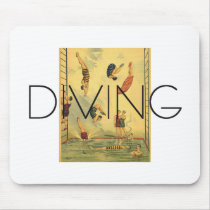 TOP Diving Old School mousepads by teepossible TOP Diving Old School mousepads
