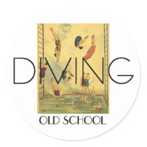 TOP Diving Old School stickers by teepossible TOP Diving Old School stickers