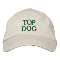 Top Dog embroidered hats by Renn_Fare Top Dog embroidered hats