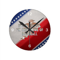TOP Dreaming of Baseball wall clocks