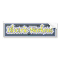 TOP Electric Workout Bumper Sticker