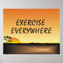 TOP Exercise Everywhere Poster