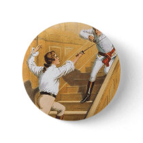 TOP Fencing On-Guard Pinback Button
