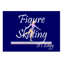 TOP Figure Skating Edgy Business Card Template