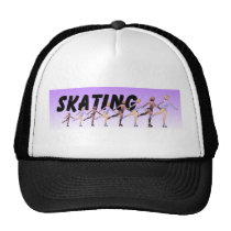 TOP Figure Skating Girl Mesh Hats