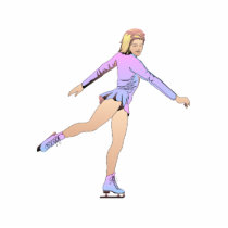 TOP Figure Skating Girl photo sculptures by teepossible TOP Figure Skating Girl photo sculptures