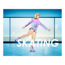 TOP Figure Skating Girl Print