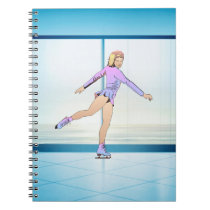 TOP Figure Skating Girl Spiral Note Books