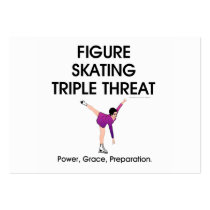 TOP Figure Skating Triple Threat business cards