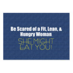 TOP Fit Lean Hungry Business Card