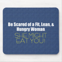 TOP Fit Lean Hungry Mouse Pad