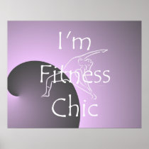 TOP Fitness Chic Print