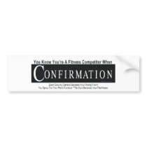 TOP Fitness Competitor bumper stickers
